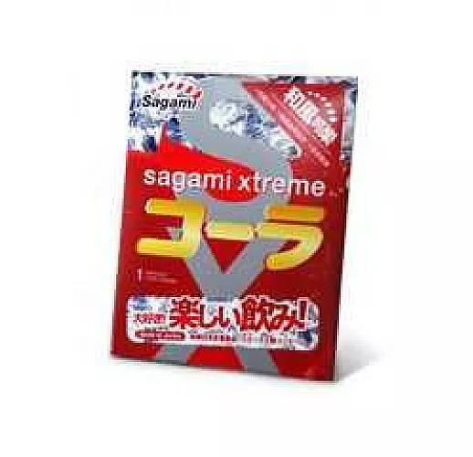 Ароматизированный презерватив Sagami Xtreme COLA - 1 шт.