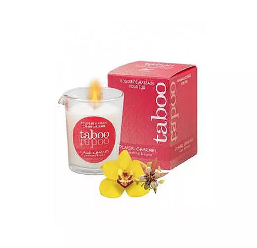 Массажное аромамасло с афродизиаками для женщин RUF Taboo Plaisir charnel - 60 гр.