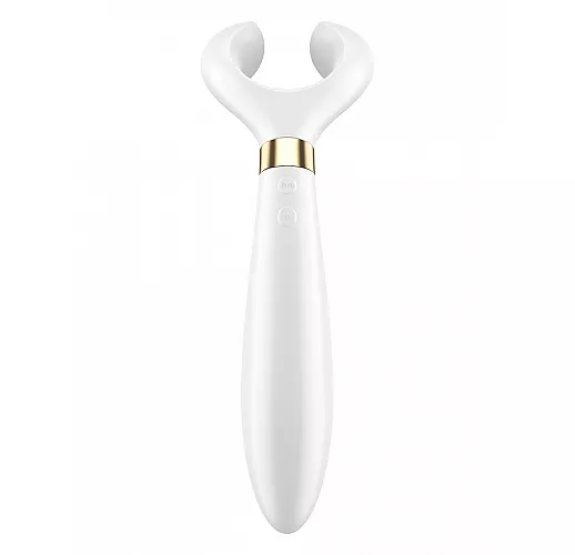 Белый вибромассажер для пар Satisfyer Partner Endless Fun (Multifun 3)