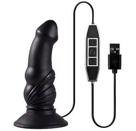 Анальная вибропробка MENZSTUFF SPINDLE 10FUNCTION BUTT PLUG