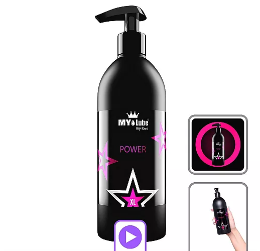 Возбуждающая гель-смазка на водной основе MyLube "Power XL" с эффектом усиления эрекции - 500 мл.