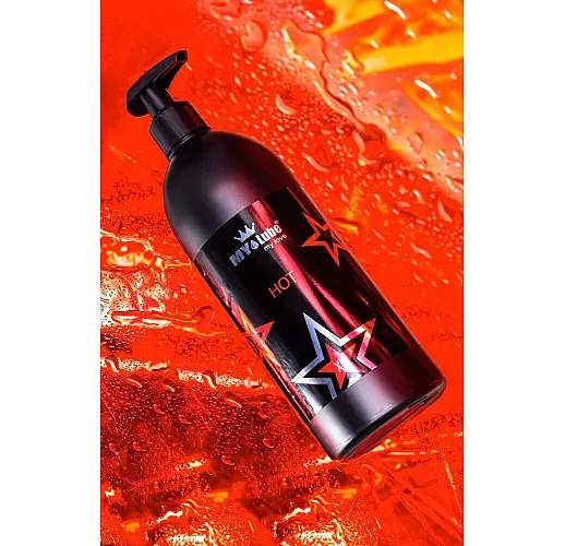 Разогревающий лубрикант на водной основе MyLube "Hot XL" с дополнительной стимуляцией - 500 мл.