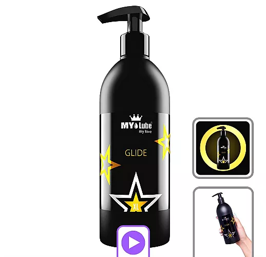 Анальная гель-смазка на водной основе MyLube "Glide XL" для комфортного проникновения - 500 мл.