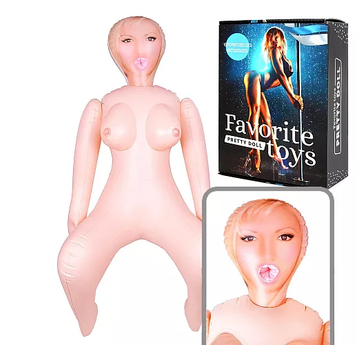 Секс-кукла Pretty Doll "Anastasia" с тремя любовными отверстиями - 150 см.