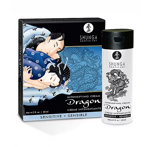 Интимный мужской крем SHUNGA DRAGON SENSITIVE - 60 мл.