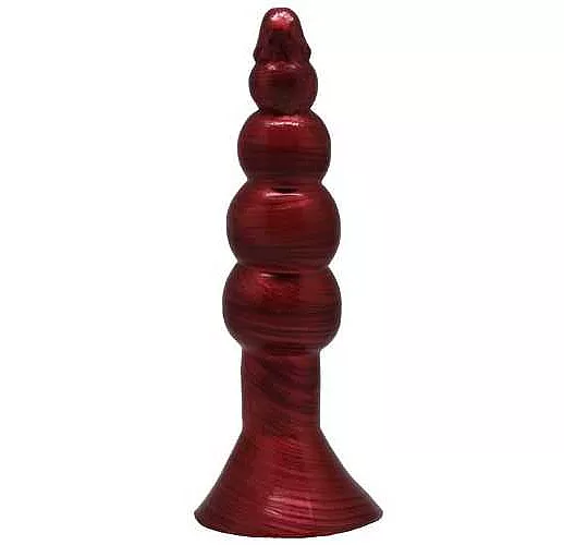 Бордовая анальная ёлочка - 17 см.