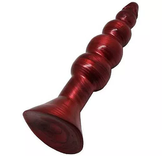 Бордовая анальная ёлочка - 17 см.