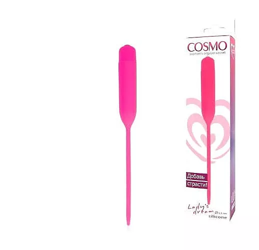 Розовый уретральный стимулятор с 10 режимами вибрации