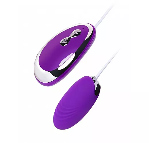 Фиолетовое виброяйцо A-Toys - 6,5 см.