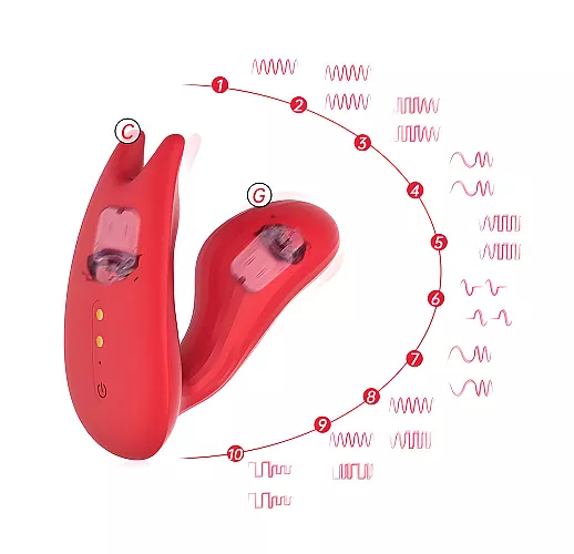 Интерактивный вибратор Magic Motion "Umi" с управлением со смартфона, IPX7, USB, Bluetooth/App