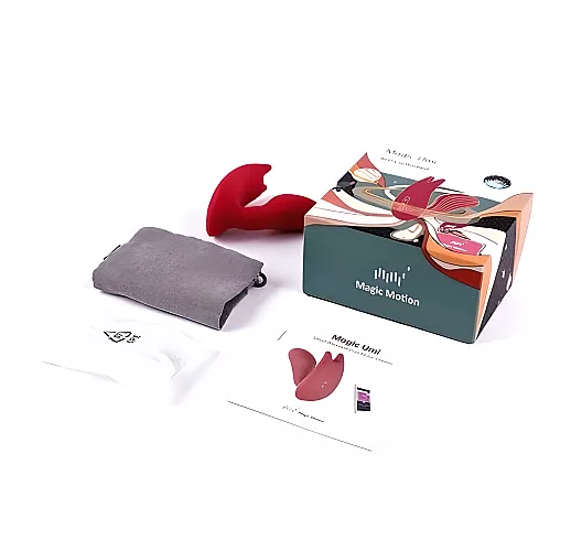 Интерактивный вибратор Magic Motion "Umi" с управлением со смартфона, IPX7, USB, Bluetooth/App