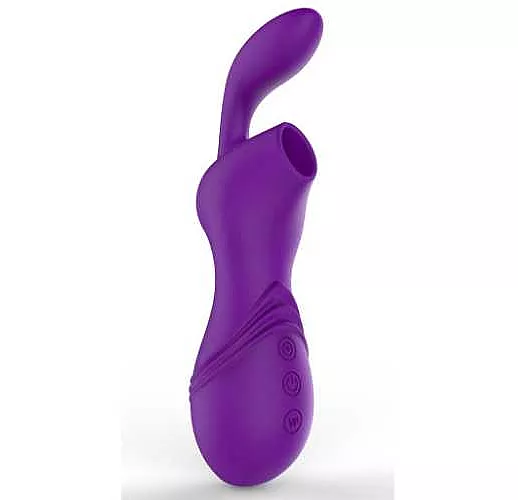 Фиолетовый вакуумный бесконтактный стимулятор-вибратор Venera