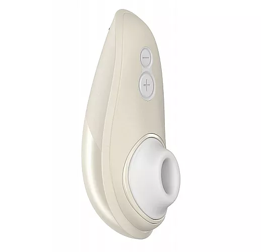 Кремовый бесконтактный клиторальный стимулятор Womanizer Liberty