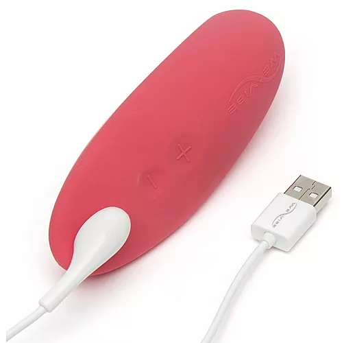 Розовый вакуум-волновой стимулятор клитора We-Vibe Melt