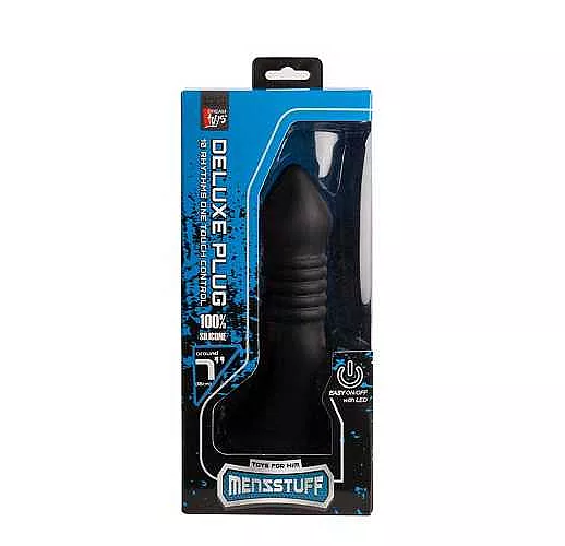 Анальная пробка с вибрацией MENZSTUFF VIBRATING BUTT PLUG 7INCH - 18 см.