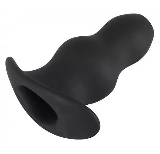 Анальная пробка-туннель с волнообразным рельефом Tunnel Plug