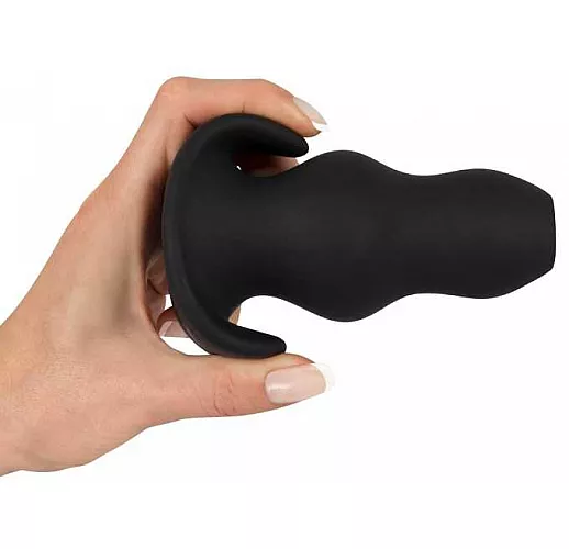 Анальная пробка-туннель с волнообразным рельефом Tunnel Plug