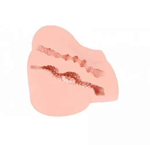 Вибрирующий мастурбатор-полуторс Olivia Say: вагина и анус