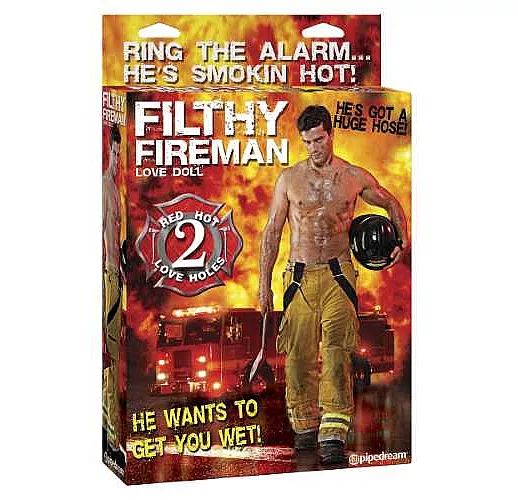 Надувная секс-кукла пожарник Filthy Fireman Love Doll