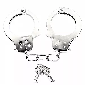 Металлические наручники Notabu D&S "Like Metal" серебристого цвета