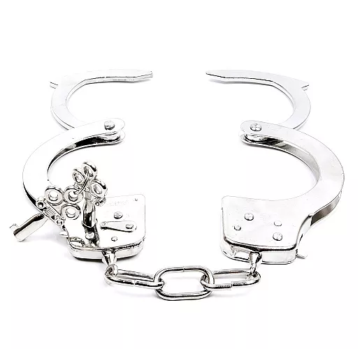 Металлические наручники Notabu D&S "Like Metal" серебристого цвета