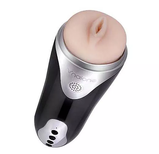 Мастурбатор-вагина Nalone Magician в серебристо-черной колбе