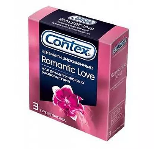 Презервативы с ароматом CONTEX Romantic - 3 шт.