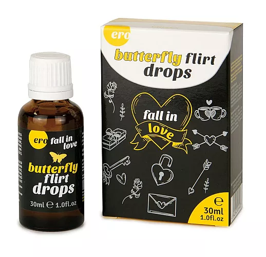 Возбуждающие капли для мужчин и женщин Batterfly Flirt drops "Полет Бабочки" - 30 мл.