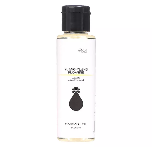 Массажное масло OKI "Love Flowers" с ароматом цветов и «компонентами возбуждения» - 50 мл.