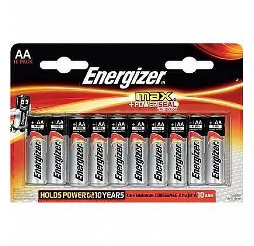 Батарейки Energizer MAX AA/LR6 1,5V - 16 шт.