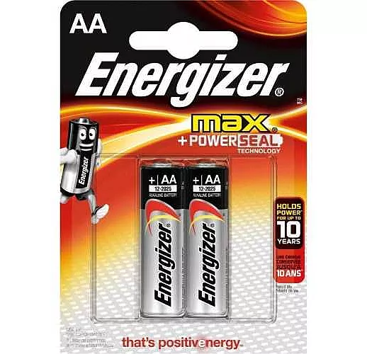 Батарейки Energizer MAX E91/AA 1,5V - 2 шт.