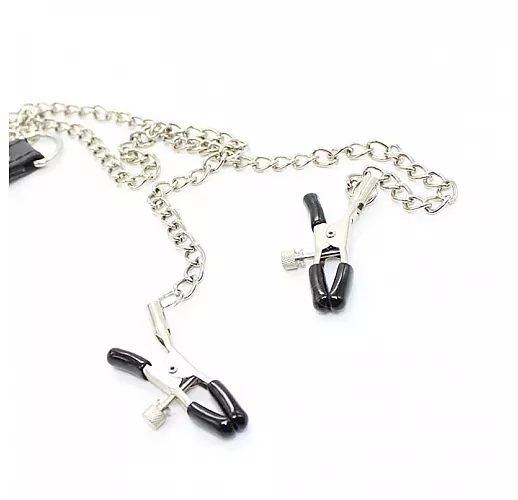 Зажимы на соски Notabu BDSM с поводком