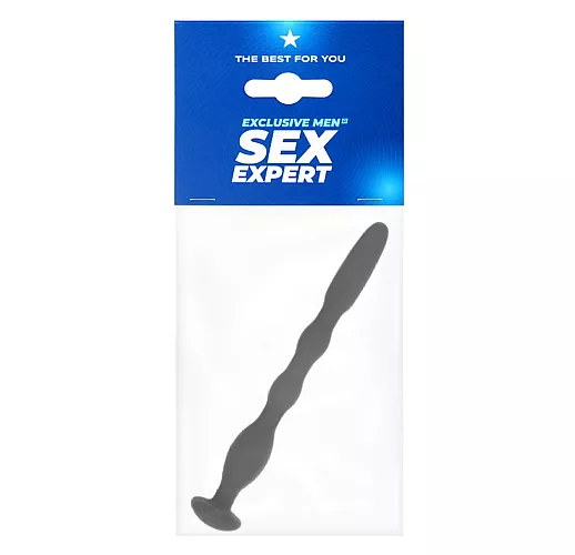Уретральный стимулятор "Sex Expert" из гипоаллергенного силикона - 9 см., ⌀ 1.1 см.