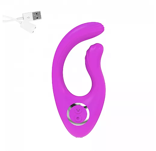 Фиолетовый универсальный фантазийный массажер для стимуляции