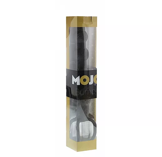 Черная ёлочка-насадка для двойного проникновения Mojo Bumpy - 15 см. Черная ёлочка-насадка для двойного проникновения Mojo Bumpy - 15 см.