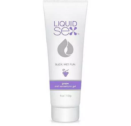 Гель для орального секса с ароматом винограда Liquid Sex Oral Sex Gel Grape - 113 гр.