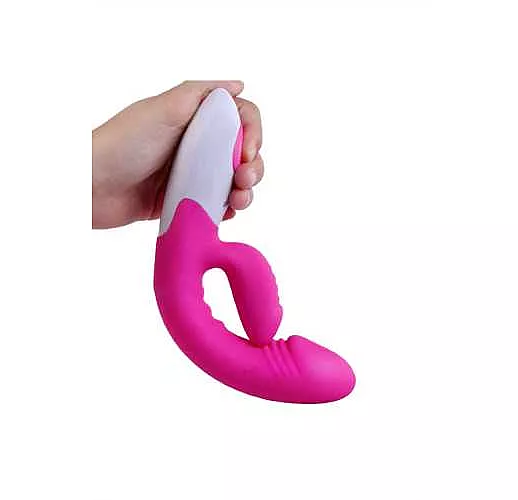 Розовый вибратор Nalone Dancer - 26 см.