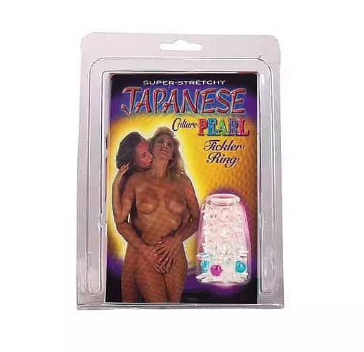 Нежная насадка с шариками и шипами JAPANESE CULTURE PEARL TICKLER RING