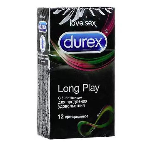 Презервативы для продления удовольствия Durex Long Play - 12 шт.