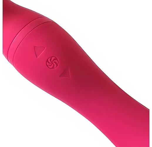 Двусторонний массажер Lola "Heating Wand" 2x10 режимов вибрации, нагрев до 42°C, IPX7, USB - 22 см.