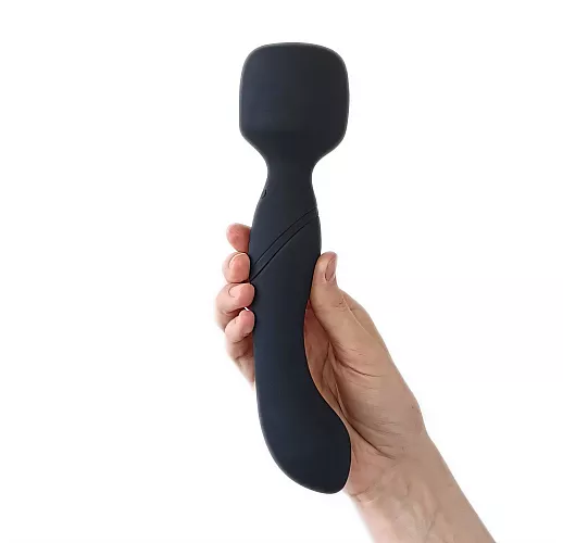 Двусторонний массажер Lola "Heating Wand" 2x10 режимов вибрации, нагрев до 42°C, IPX7, USB - 22 см.