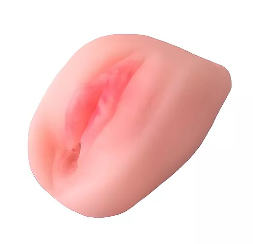 Телесная вагина Erowoman Vibe из киберкожи "CyberSkin" с одним любовным отверстием и вибрацией