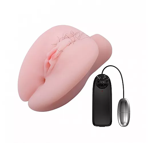 Телесная вибровагина Erowoman-Eroman