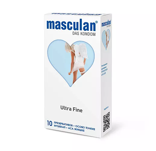 Ультратонкие презервативы Masculan "Ultra 2 Fine" с эффектом "отсутствующего презерватива" - 10 шт. Ультратонкие презервативы Masculan "Ultra 2 Fine" с эффектом "отсутствующего презерватива" - 10 шт.