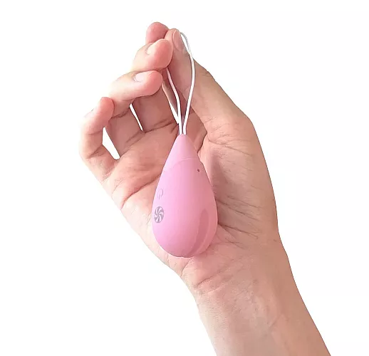 Розовое силиконовое виброяичко Lola "Best" с 10 режимами вибрации, пультом ДУ, IPX7, USB