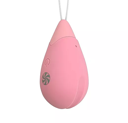 Розовое силиконовое виброяичко Lola "Best" с 10 режимами вибрации, пультом ДУ, IPX7, USB