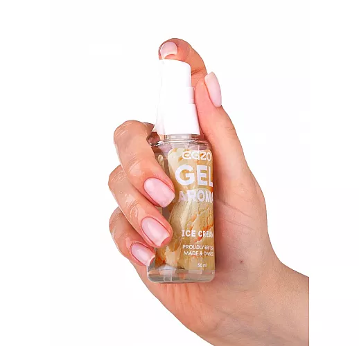 Оральный гель-смазка Egzo Aroma "Ice Cream" с ароматом мороженого - 50 мл.