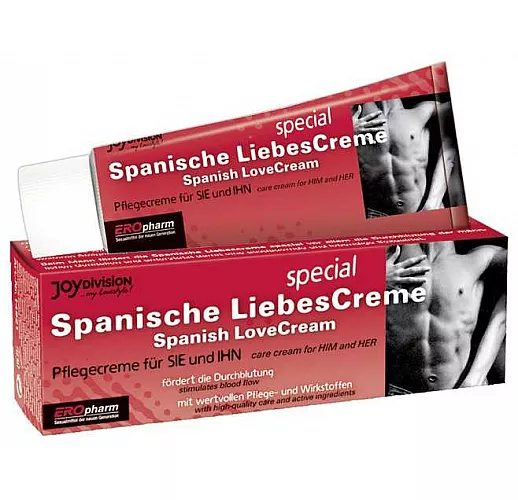 Возбуждающий крем для двоих SPANISCHE LIEBESCREME SPEZIAL - 40 мл.