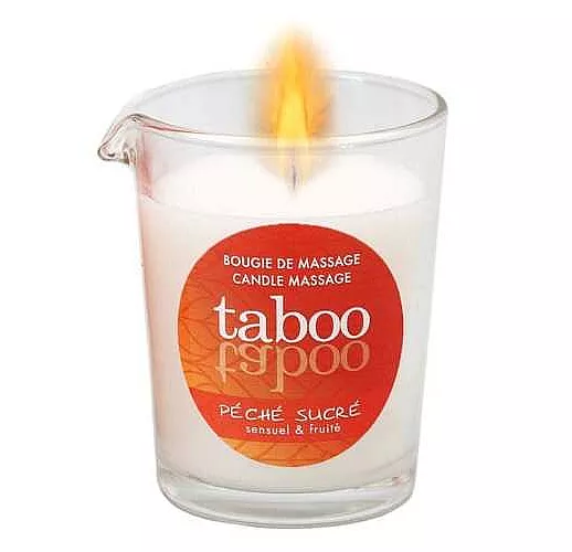Массажное аромамасло с афродизиаками для женщин RUF Taboo Peche sucre - 60 гр.