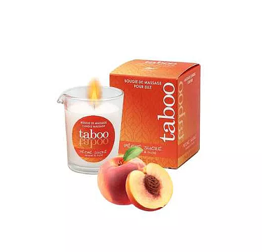 Массажное аромамасло с афродизиаками для женщин RUF Taboo Peche sucre - 60 гр.